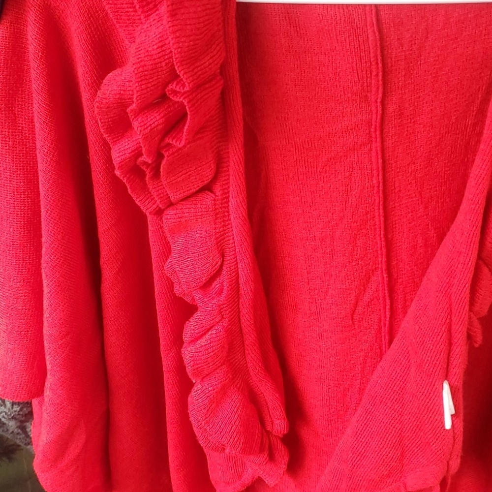 Red womans cape
